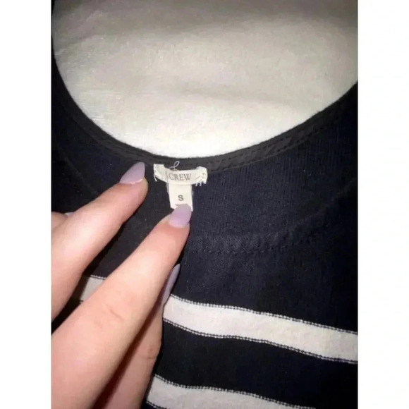 J Crew Womens Striped Sweater Tank Size Small - Picture 4 of 5